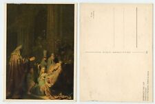 104725 - Rembrandt: Simeon im Tempel - alte Ansichtskarte