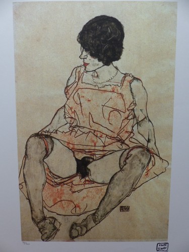 Egon schiele reproduktion - egon,