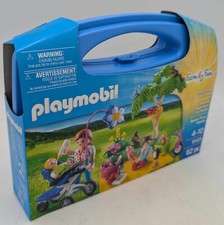 Playmobil 9103 Picknick mit Kinderwagen Dreirad Mutter Kind Baby Koffer  NEU