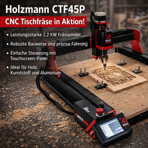 Holzmann ctf45p cnc fräse - ctf45p,