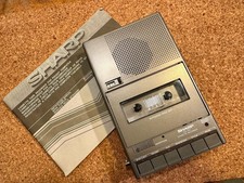 Kassettenrekorder SHARP CE-152 RECORDER CASSETTE TAPEDECK + Bedienungsanleitung