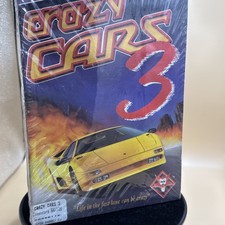 C64 Crazy Cars 3 Game für den Commodore C64  Kassette Neu Ovp Sealed