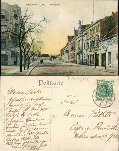 Postcard neudamm - neudamm, (neumark)