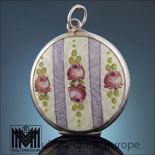 Jugendstil silber emaille - jugendstil,