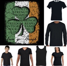 Irisch T-Shirt, St Patricks Day Lucky Klee Irland Flagge Rugby Fußball T-Shirt