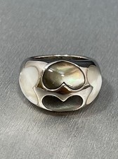 Perlmutt Ring Sterlingsilber