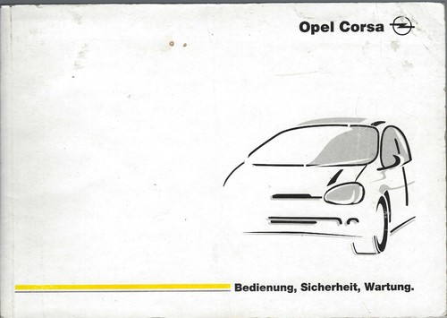 Opel corsa betriebsanleitung - opel,