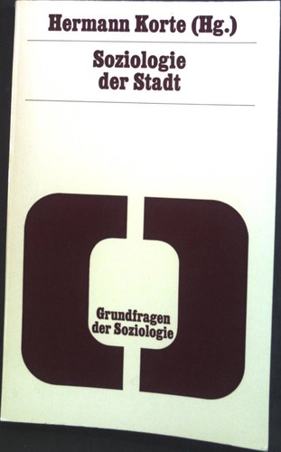 Soziologie der stadt - soziologie,