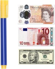 Money Checker Pen geschmiedet Banknoten Detektor Stifte gefälschte Noten Tester Stift Betrug