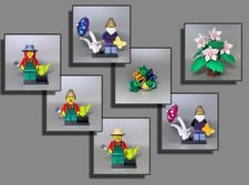 LEGO® Figuren Gärtner Blumen