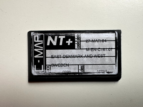 Map eastern denmark - nt, +