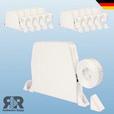 10 Rolladen Mini Gurtwickler inklusive Gurt Rollladen Rollo Wickler 14mm weiß