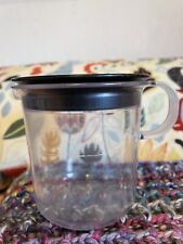 Tupperware Tafelperle Kaffeefreund schwarzer Deckel Kännchen 400ml Milchkanne
