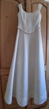 Hochzeitskleid 36 Creme Weiß
