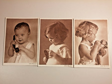 Antike Kinder-Fotokarten Lotte
