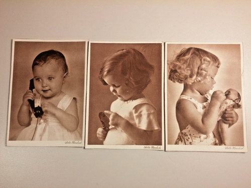 Antike kinder fotokarten - antike, kinder-fotokarten