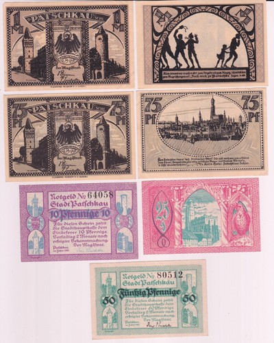 Banknoten notgeld stadt - banknoten,
