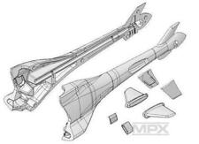 Multiplex / Hitec RC Rumpfverkleidung hinten Leitwerke FunCopter / 223021