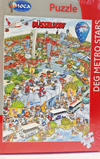 Städtepuzzle/Puzzle Eishockey Düsseldorf DEG Metro Stars - Comic Style 500 Teile