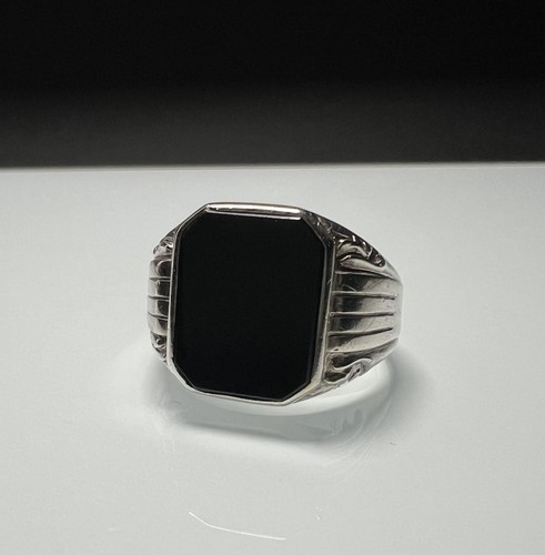 Antik siegelring mit onyx 835 - antik,