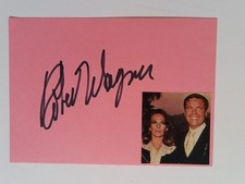 Robert Wagner -  - original Autogramm - ca. 10x15cm - Schriftstück