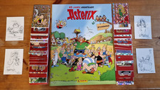 65 Jahre Abenteuer Asterix Panini Album inklusive allen 264 Stickern, 4 LE Cards