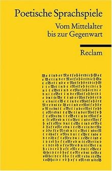 Poetische sprachspiele vom - sprachspiele.,