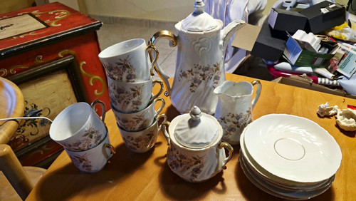 Kaffeeservice weiß