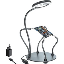 Lupe mit Licht, dritte Hand