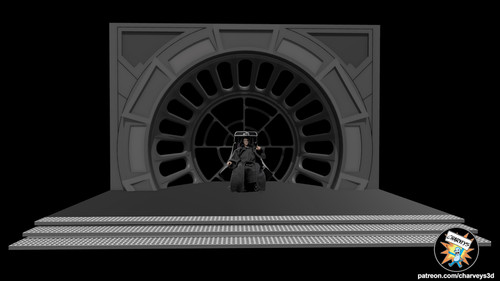 Emperor palpatines throne - throne, room