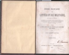 Études francaises de littérature militaire. Beauvais, Louis Albert:
