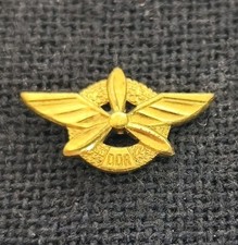 Abzeichen DDR: Motorflug Leistungsabzeichen der GST in Gold Flugverband Aeroclub
