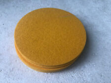 hey-sign Filzuntersetzer 6 Stk. unbenutzt Wollfilz gelb 12 cm Untersetzer Filz