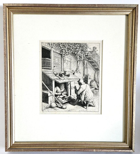 Adriaen van ostade etching - adriaen,