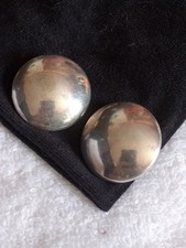 Schlichte Ohrclips silberfarben "Langani" (M/1)