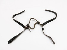 Vintage LW Kinnriemen Fallschirmjägerhelm M38 Stahlhelm Luftwaffe Kinn Beriemung