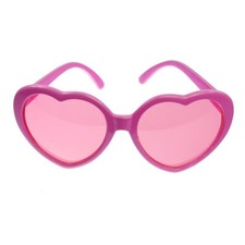 Brille herz rosa - rosa, partybrille