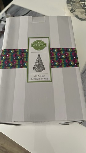 Scentsy all aglow medium white - scentsy,