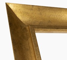 Holzrahmen mit Blattgold Art