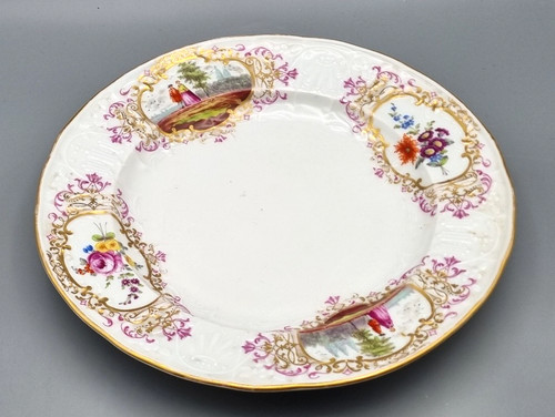 Meissen porzellan teller - meissen, 25