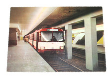 AK Frankfurt am Main Bahnhof mit Triebwagen 309 / U - Bahn Postkarte (#2699)