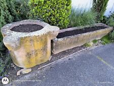 Sandstein Brunnentrog, Rund und Rechteckig