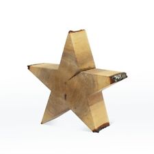 XXL Holzsterne Weihnachtssterne Deko Dekoration Holz ca. 50 cm Massiv 