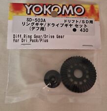 Yokomo Diff Ring Gear / Drive Gear für SD / Drift Package / Plus, SD-503A, NEU