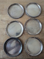 Untersetzer versilbert - 6er
