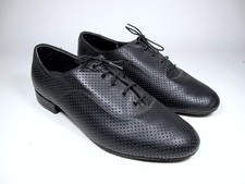 topline tanzschuhe leder schuhe herren uk gr 10,5 / 45 schwarz made in england