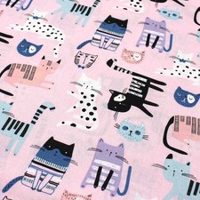 Katzen Cats 100% Baumwollstoff