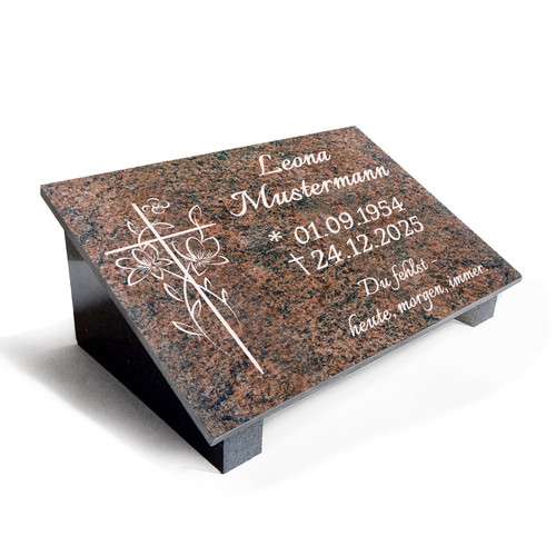 Granit grabstein multicolor - grabstein,