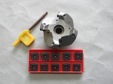 Messerkopf , Planmesserkopf , 45° , 50,0 mm mit 10 Platten Sandvik R245-12T3M-PM