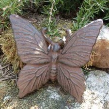 Schmetterling Gusseisen Gartendeko Wanddeko Landhaus Garten Butterfly GA665-S 